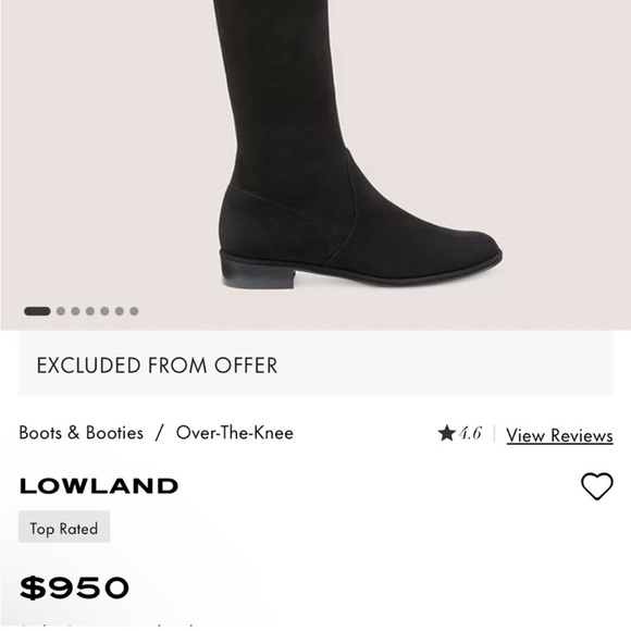 STUART WEITZMAN LOWLAND BOOTS size 6.5 new without box. - Picture 7 of 11